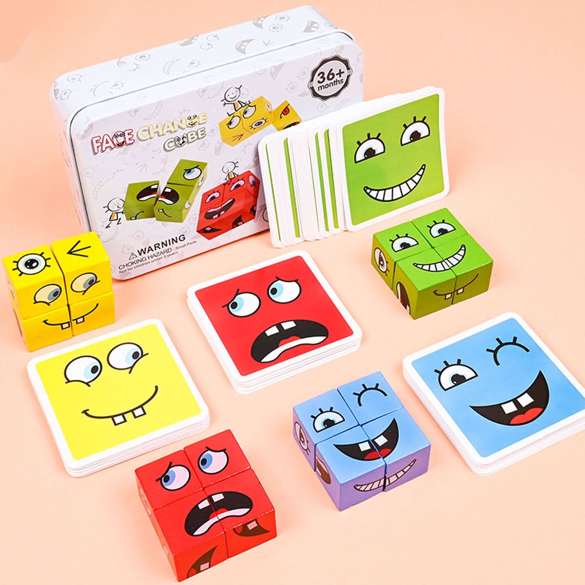 Juego Educativo Magic Cube Emoji