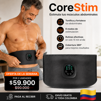 CoreStim - Estimula tus músculos abdominales