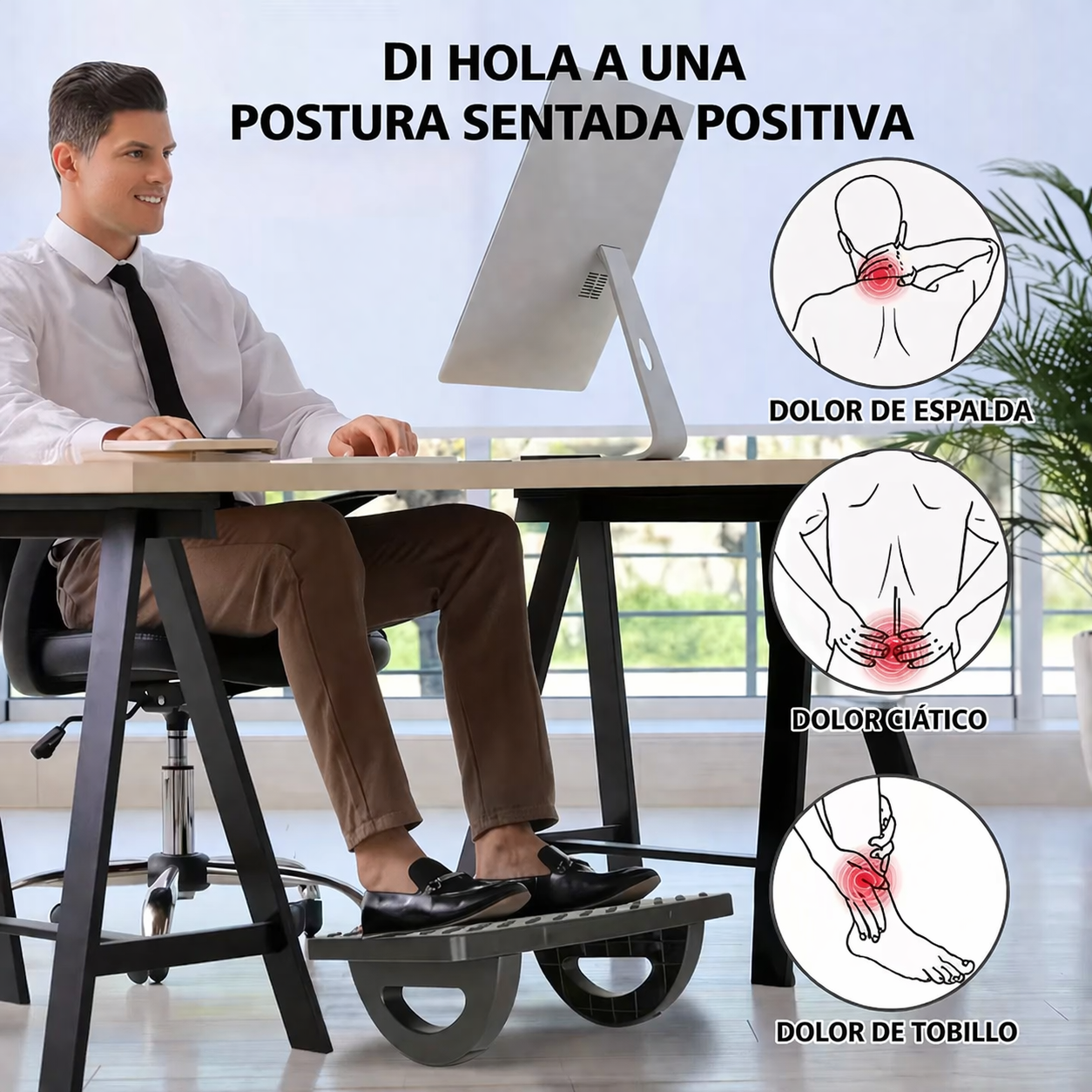 RelaxStep® - Reposa Pies Masajeador Oficina Descanso