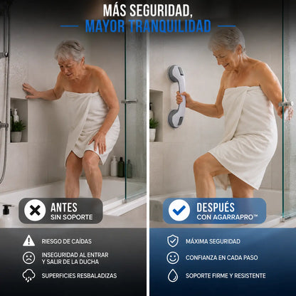 AgarraPro™ | Evita caídas en la Ducha y Baño con soporte antideslizante | OFERTA 2X1