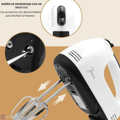 BakeFast™ – Batidora Eléctrica Compacta (2 en 1)