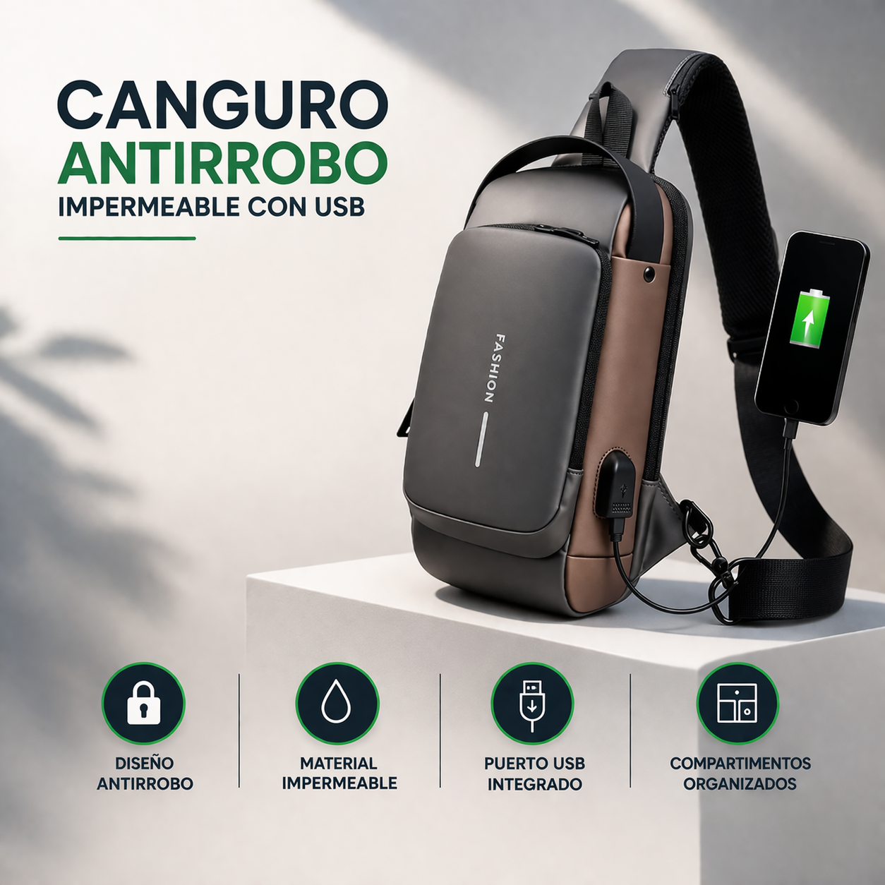 Bolso Antirobo Canguro