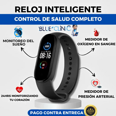 Smart Band 6® - Reloj Inteligente con Medidor de Salud