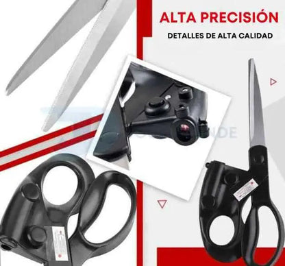 Tijeras de costura con guía laser