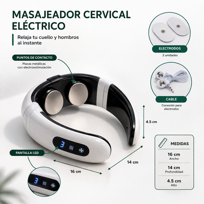 Magic Pro 2.0 - Masajeador Cervical Premium