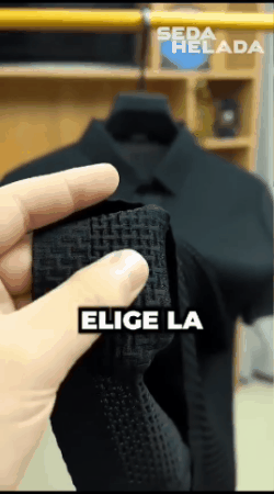 Camiseta Polo Seda Fría de Alta Calidad