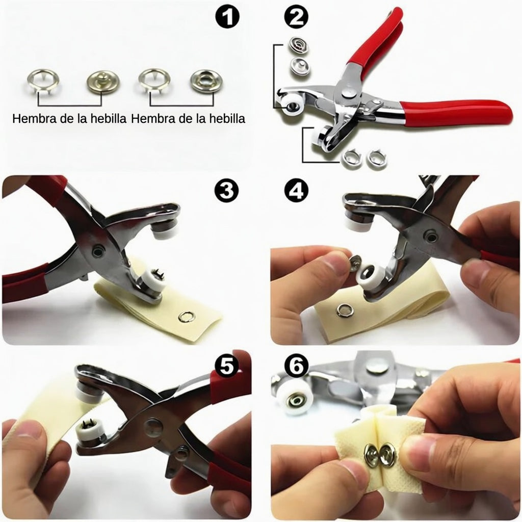 Riveton® - Alicate Remachador De Botones