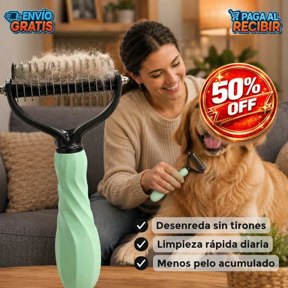 KnotFree™ 🐾 - Cepillo quita nudos ✨