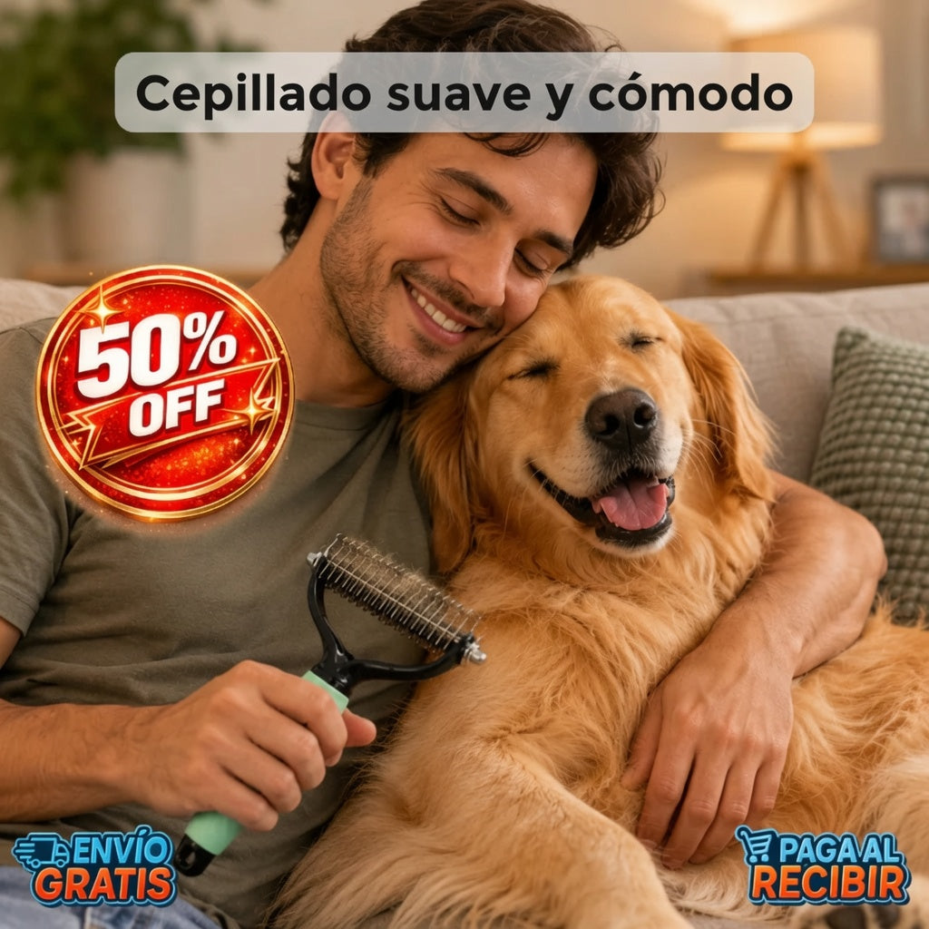 KnotFree™ 🐾 - Cepillo quita nudos ✨