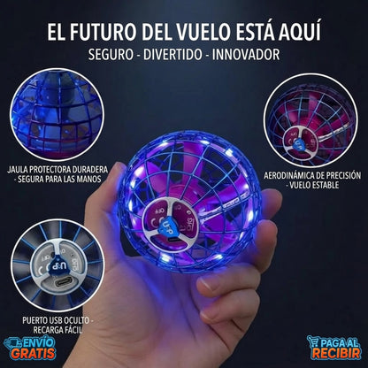 FlyNova™ 🚀 - Bola voladora interactiva ✨
