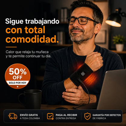 ThermoFlex™ | Muñequera Térmica de Alivio para Túnel Carpiano