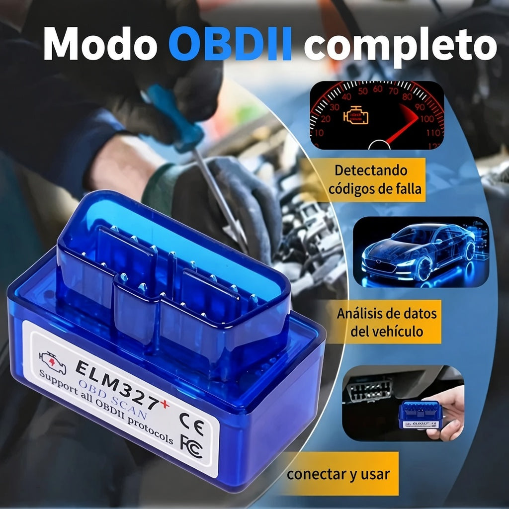 Mini Escáner de Diagnóstico para Autos + Envío Gratis