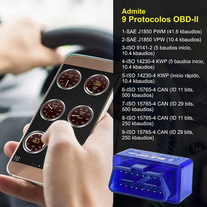Mini Escáner de Diagnóstico para Autos + Envío Gratis