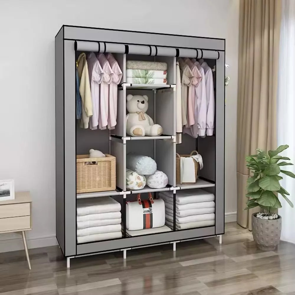 CLOSET DE 3 NIVELES CON FORRO