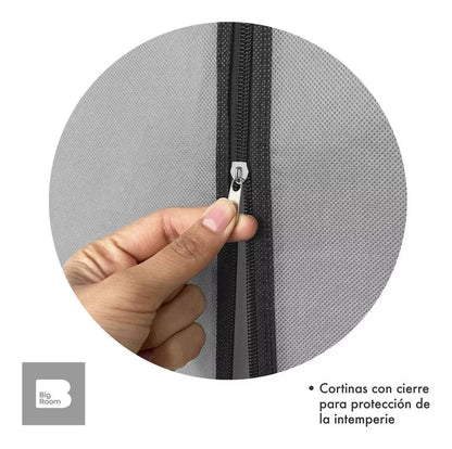 CLOSET DE 3 NIVELES CON FORRO