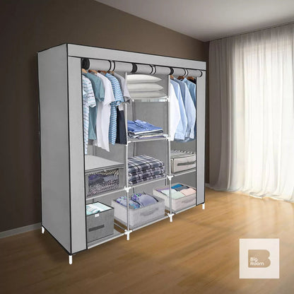 CLOSET DE 3 NIVELES CON FORRO