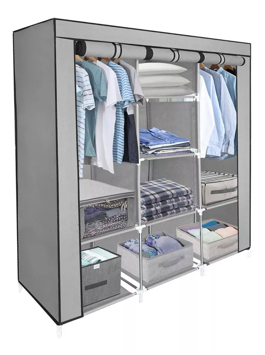 CLOSET DE 3 NIVELES CON FORRO