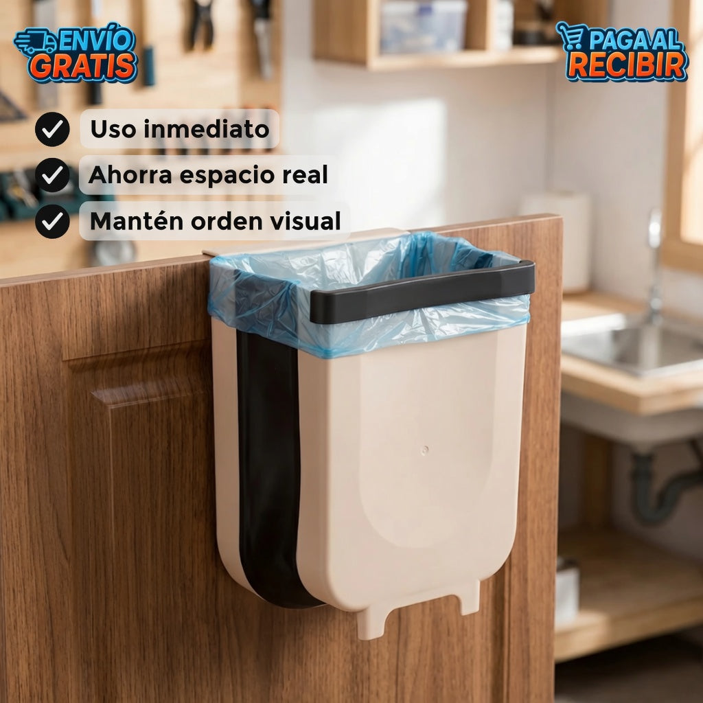 FoldBin™ 🗑️ - Basurero plegable multiuso ♻️