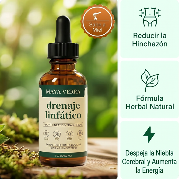 Mayaverra gotas drenaje linfático natural