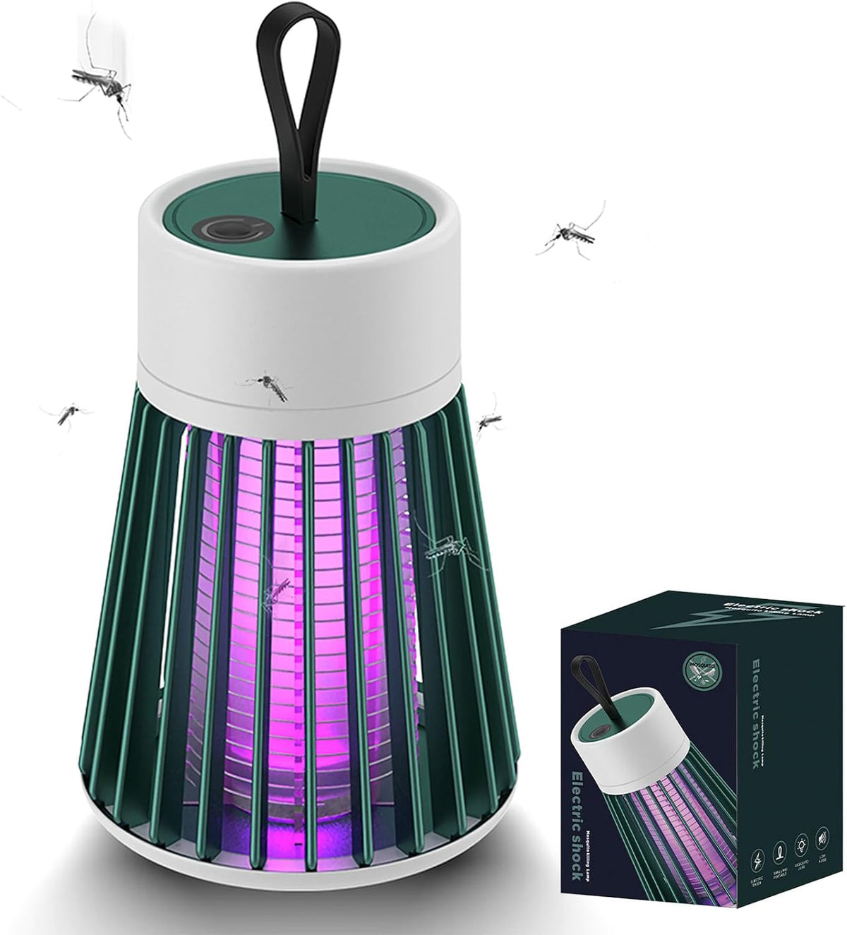 Lámpara UV Anti-Mosquitos Recargable (x2 Unidades)