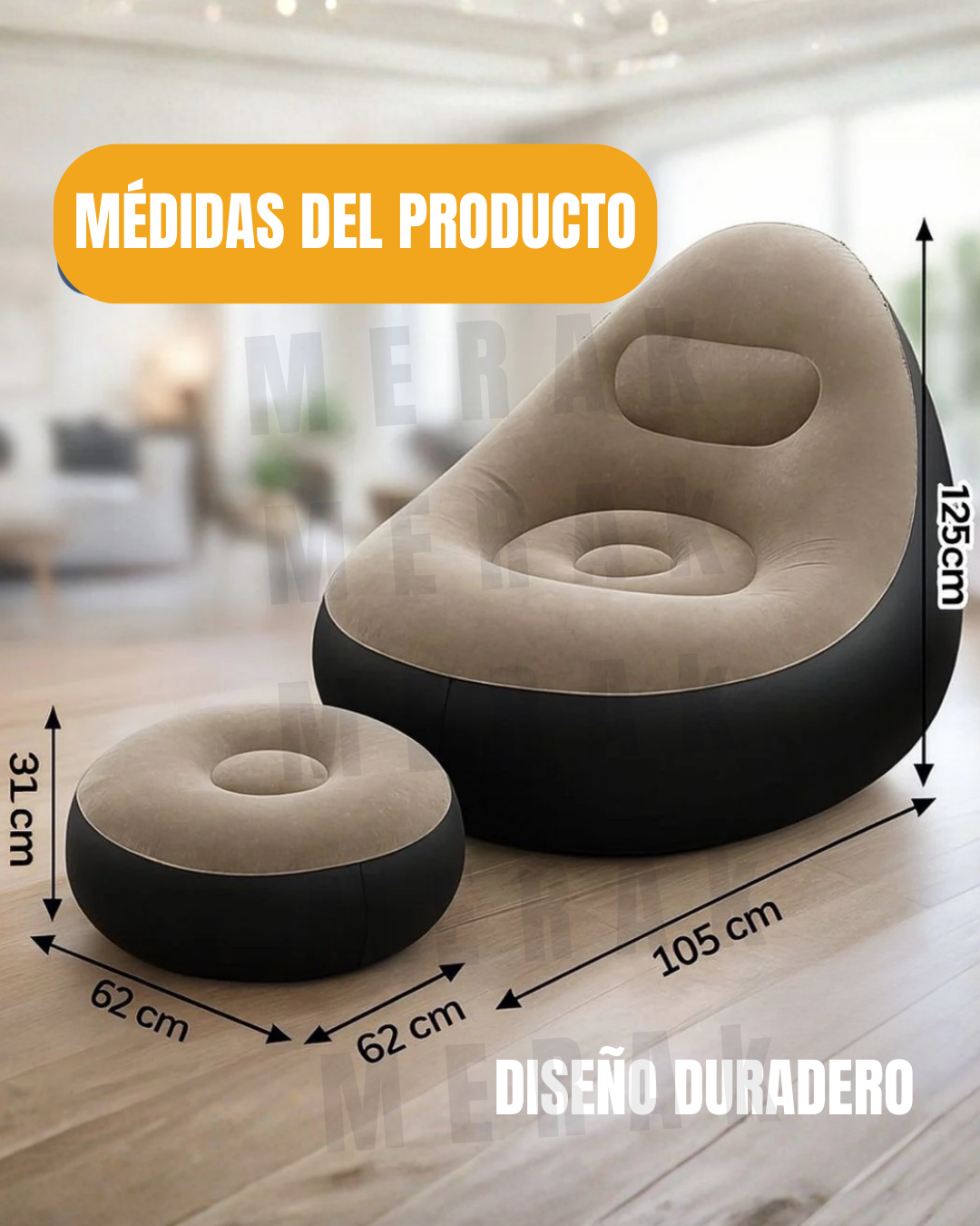 Relax Pro® - Sillón Inflable Combo