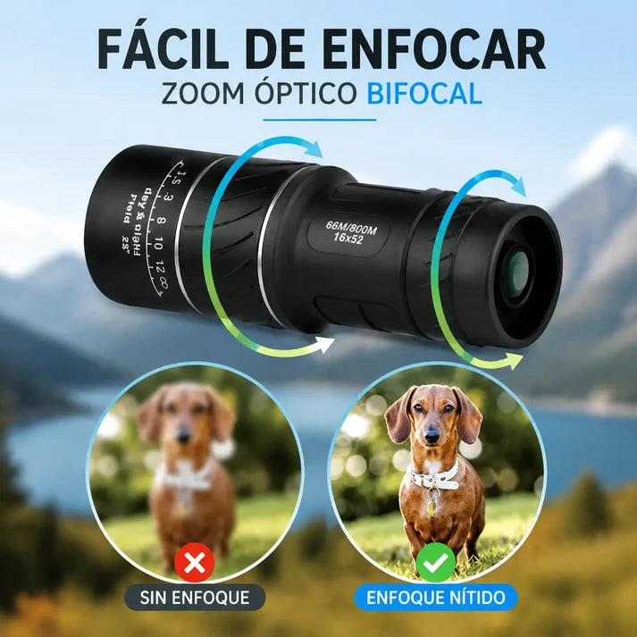 VistaPro Zoom® | Acerca paisajes y detalles lejanos en segundos