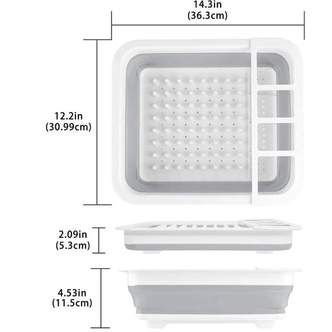 ESCURRIDOR DE PLATOS PLEGABLE🧼