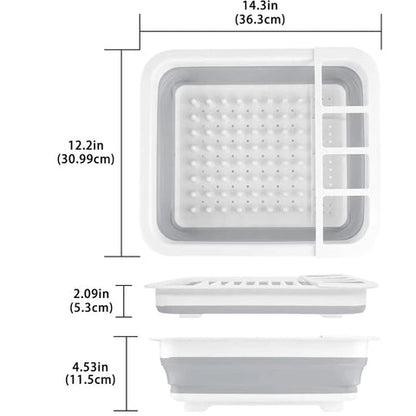 ESCURRIDOR DE PLATOS PLEGABLE🧼