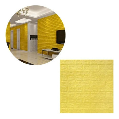 Papel tapiz de ladrillo autoadhesivo con patrón 3D | BRICKSBY