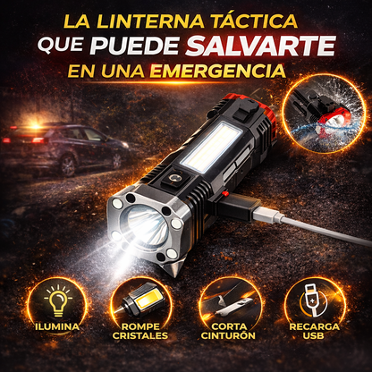 PowerLume 360®  - Linterna Con Martillo De Seguridad