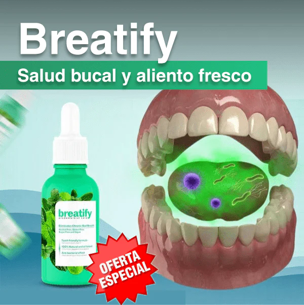 Breatify® - Gotas naturales para el mal aliento