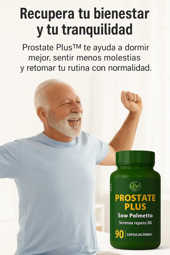 Prostate Plus® - Mejora el flujo urinario (90 Capsulas)