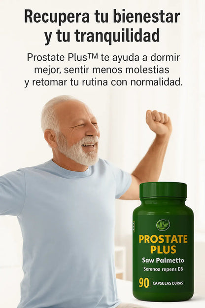 Prostate Plus® - Mejora el flujo urinario (90 Capsulas)
