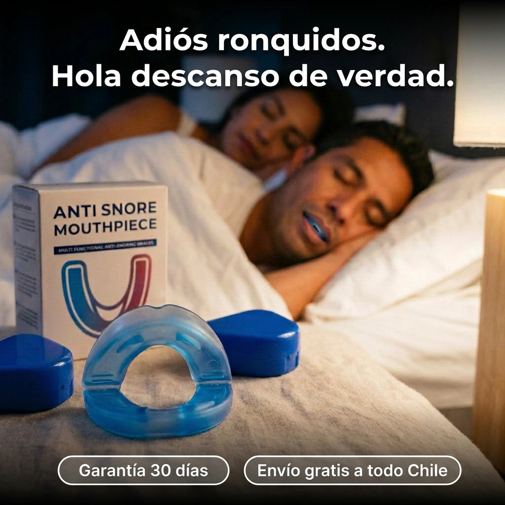 AntiSnore™ - Duerme sin Ronquidos ni Bruxismo desde la Primera Noche (x2 Unidades)