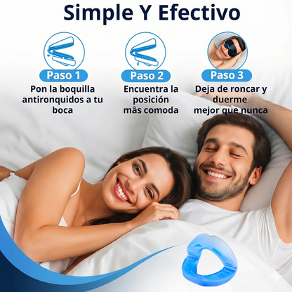 AntiSnore™ - Duerme sin Ronquidos ni Bruxismo desde la Primera Noche (x2 Unidades)