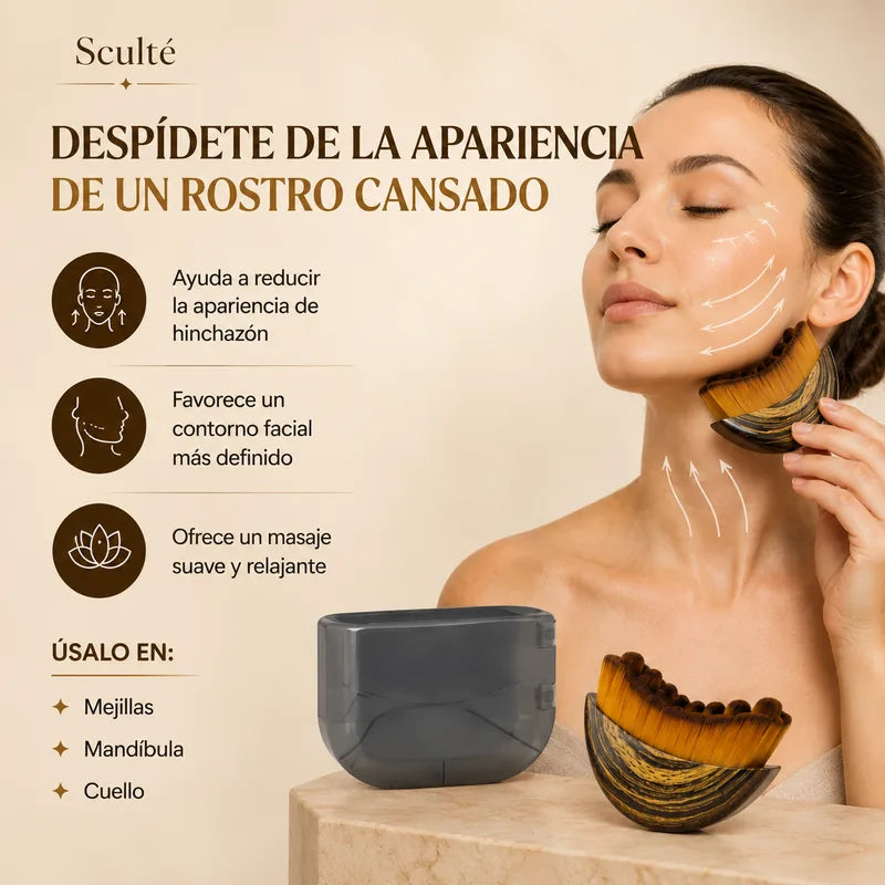 Beneficios y zonas de uso del cepillo facial Sculté