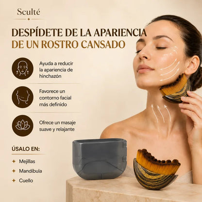 Beneficios y zonas de uso del cepillo facial Sculté