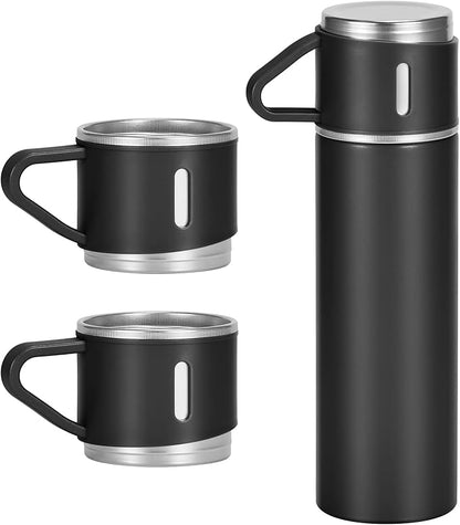 Vacum Flask® - Set De Termo Bebidas Caliente Y Frio 12 Horas + 2 Tazas